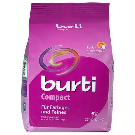 

BURTI Стиральный порошок концентрат для стирки цветного и тонкого белья Burti Compact 0.893 кг