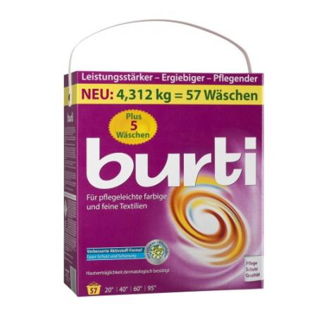 

BURTI Стиральный порошок для цветного и тонкого белья 4.312 кг
