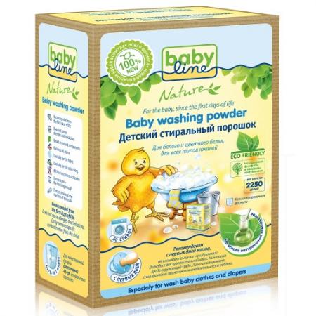 

BABYLINE Детский стиральный порошок на основе натуральных ингредиентов 2,25кг