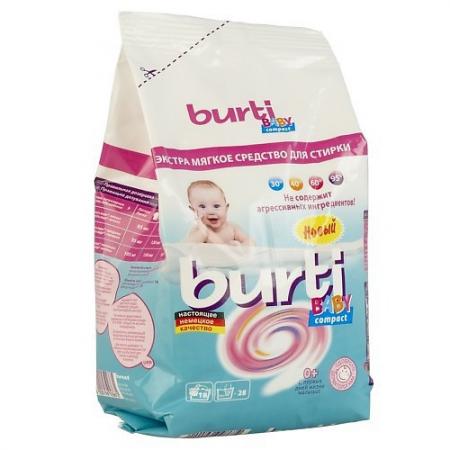 

BURTI Концентрированный стиральный порошок Burti Compact Baby для детского белья 0.9кг