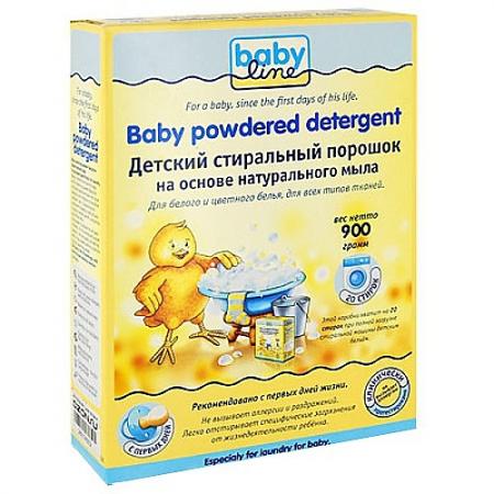 

BABYLINE Детский стиральный порошок на основе натурального мыла 900гр