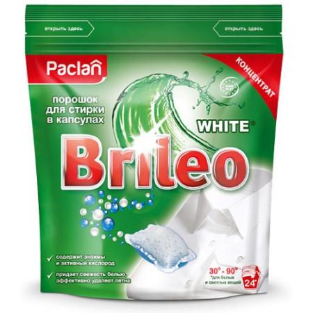 

Paclan Brileo Порошок для стирки в капсулах WHITE 24 шт