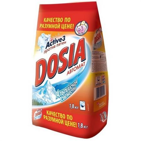 

DOSIA Стиральный порошок автомат Альпийская свежесть 1,8 кг