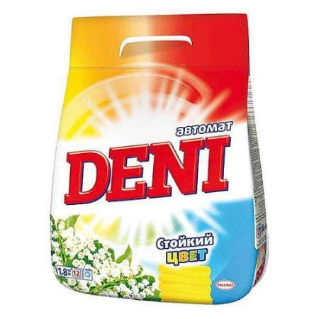 

DENI Порошок стиральный Автомат Стойкий цвет 1,8кг