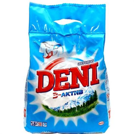 

DENI Порошок стиральный Автомат Горная свежесть 1,8кг