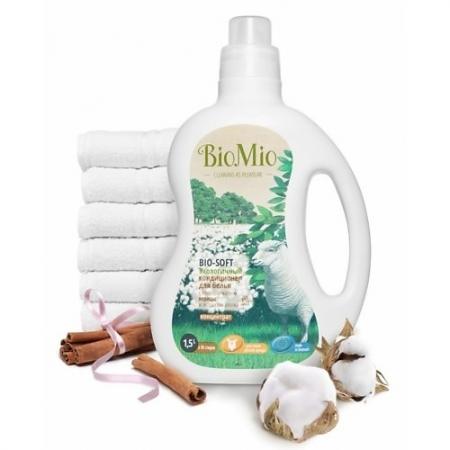 

BioMio Экологичный кондиционер для белья Bio-Soft концентрат с эфирным маслом корицы и экстрактом хл
