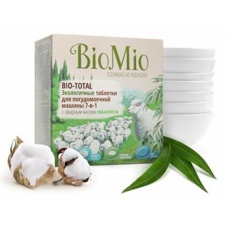 

BioMio Экологичные таблетки для посудомоечной машины Bio-Total с эфирным маслом эвкалипта и экстракт