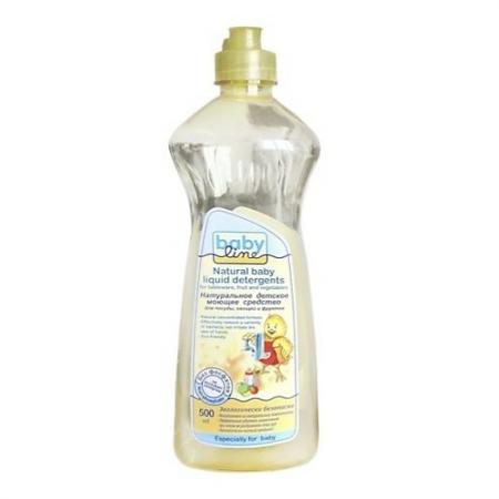 

BABYLINE Натуральное детское моющее средство для посуды, овощей и фруктов, 500 мл.