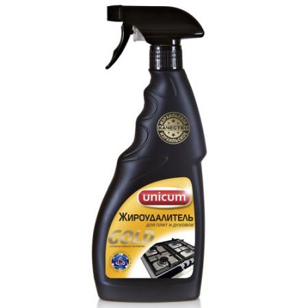 

UNICUM Жироудалитель для чистки плит духовок кастрюль Gold 500мл/600гр