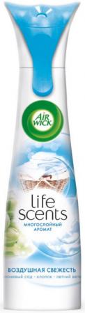

AIRWICK LIFE SCENTS Освежитель воздуха Воздушная свежесть 210мл