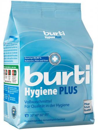 

BURTI Hygiene Plus Универсальный cтиральный порошок для белого белья с дезинфицирующим эффектом 1,1