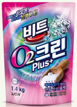 

Кислородный отбеливатель CJ Lion Clean Plus мягкая упаковка 1,4 кг