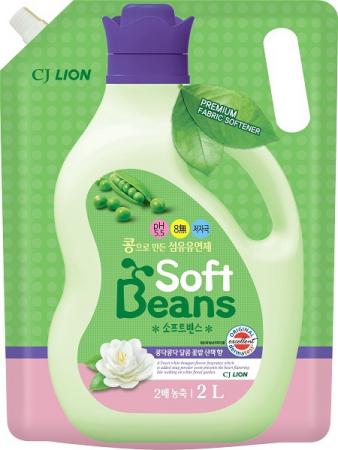 

Кондиционер для белья CJ Lion Soft Beans на основе экстракта зеленого гороха мягкая упаковка 2 л