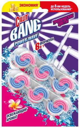 

CILLIT BANG Power Wave Туалетный блок Тропические цветы, 2х39г