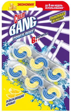 

CILLIT BANG Power Wave Туалетный блок Лимонная свежесть, 2х39г